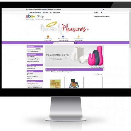 Heavenly Pleasures eBay Design